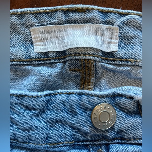Refuge denim skater Light Blue Denim Jeans size 07 - Picture 4 of 5
